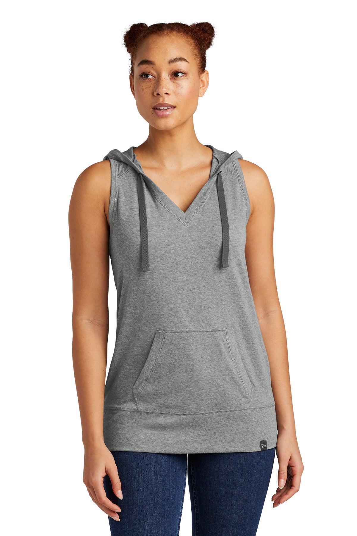 New Era  Women's Heritage Blend Hoodie Tank. LNEA106