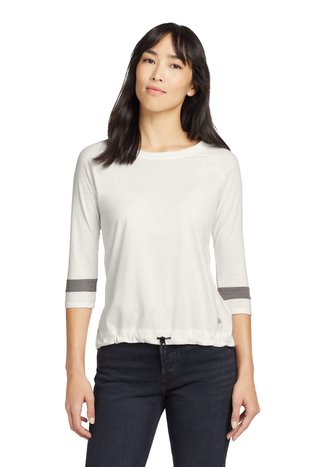 New Era  Women's Tri-Blend 3/4-Sleeve Tee LNEA136