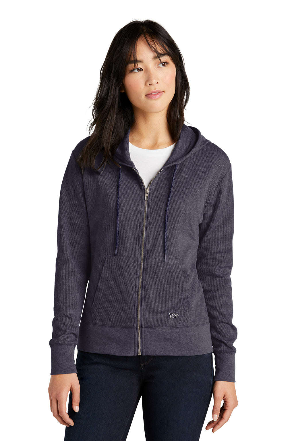 New Era Women's Thermal Full-Zip Hoodie LNEA141
