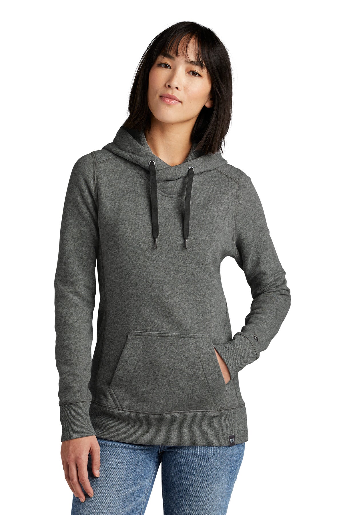 New Era  Women's French Terry Pullover Hoodie. LNEA500