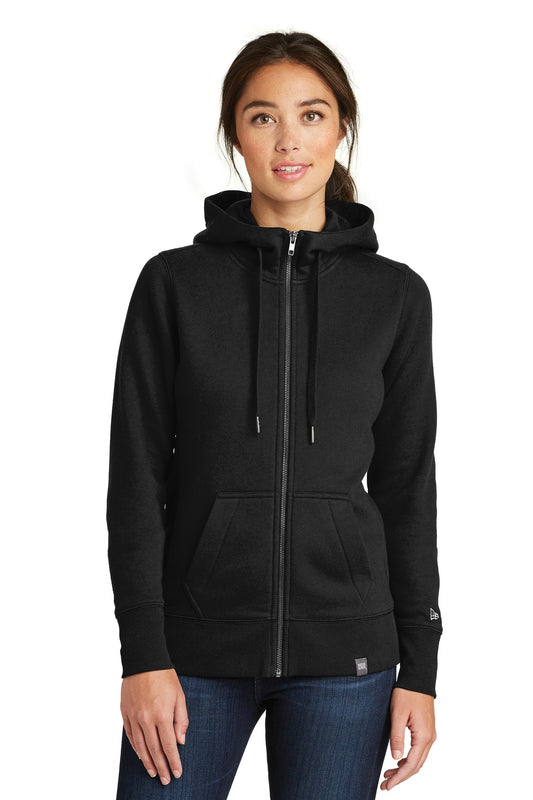 New Era  Women's French Terry Full-Zip Hoodie. LNEA502