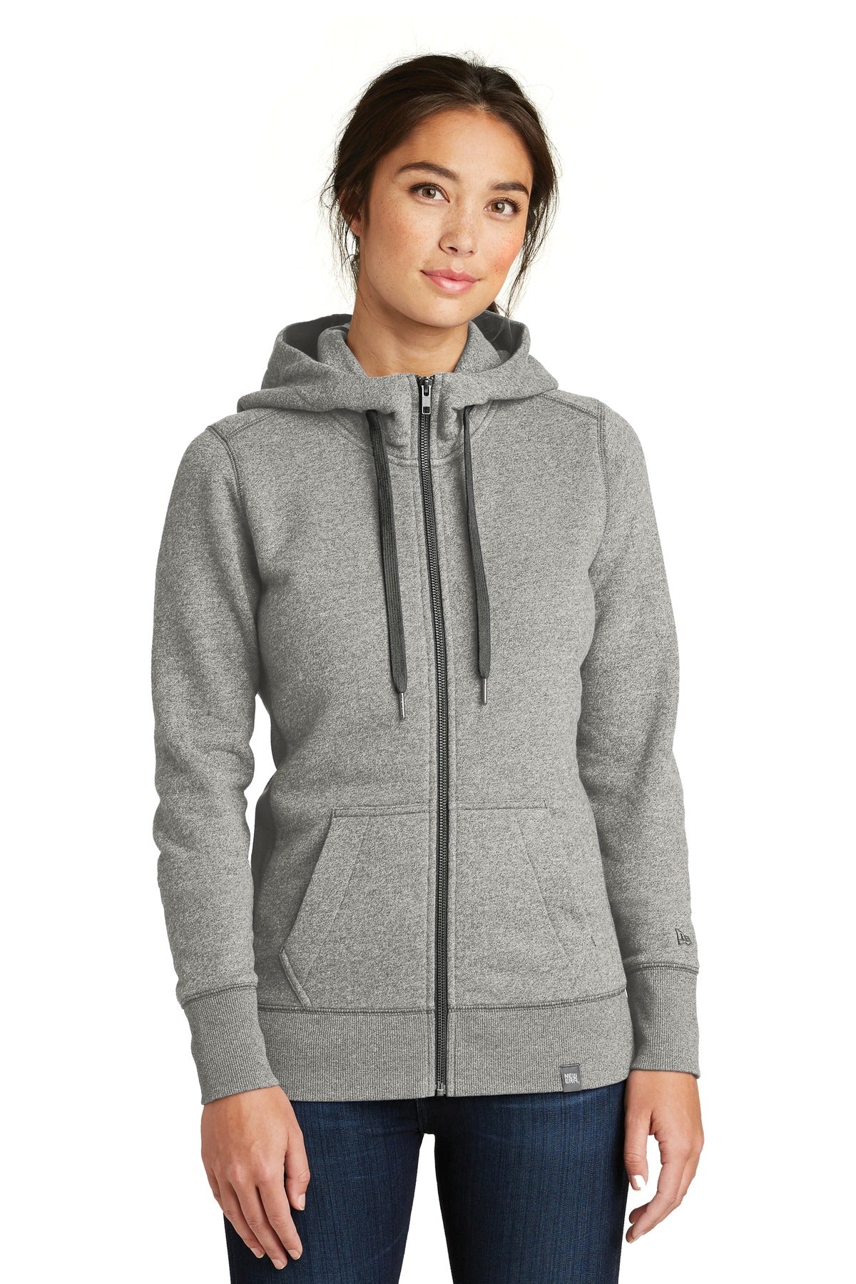New Era  Women's French Terry Full-Zip Hoodie. LNEA502