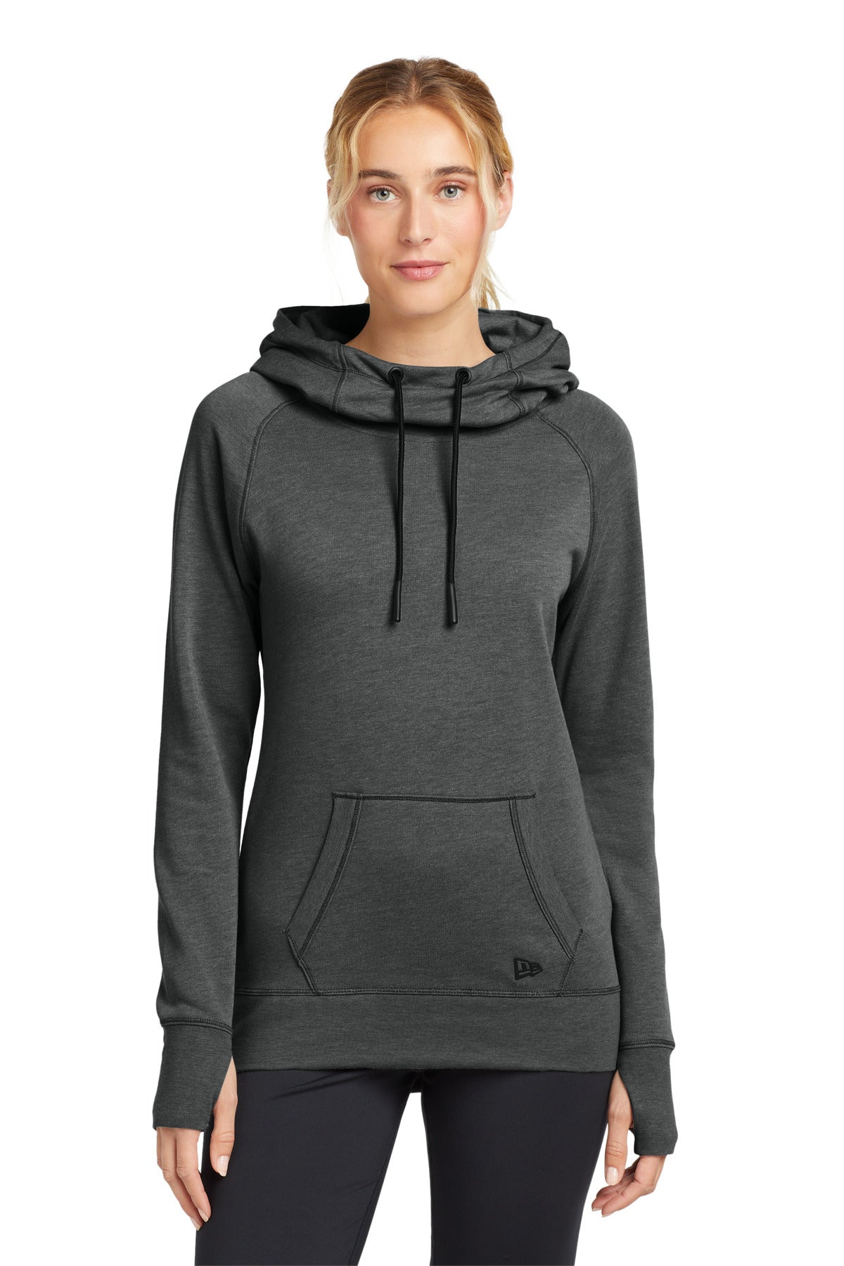 New Era  Women's Tri-Blend Fleece Pullover Hoodie. LNEA510