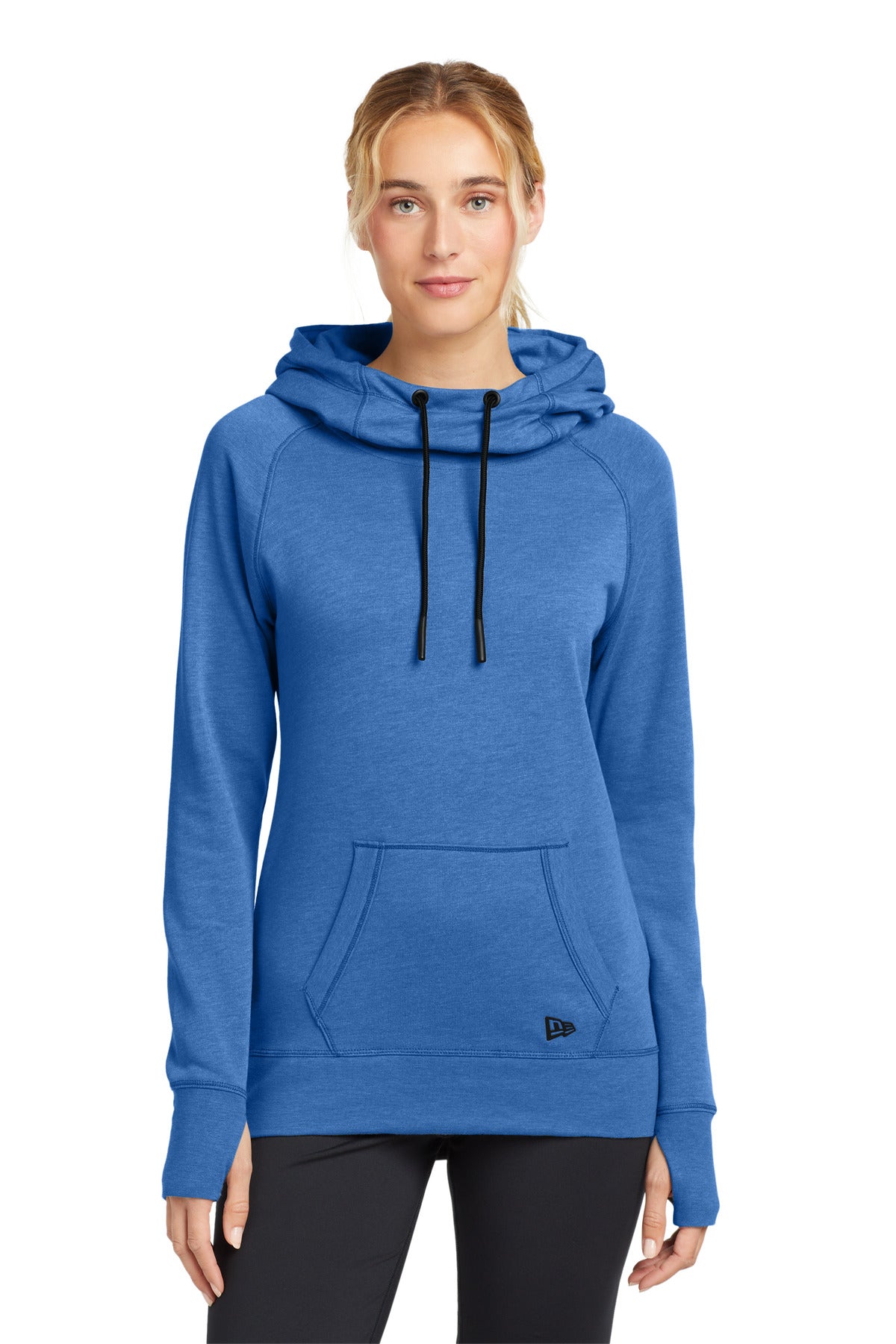 New Era  Women's Tri-Blend Fleece Pullover Hoodie. LNEA510