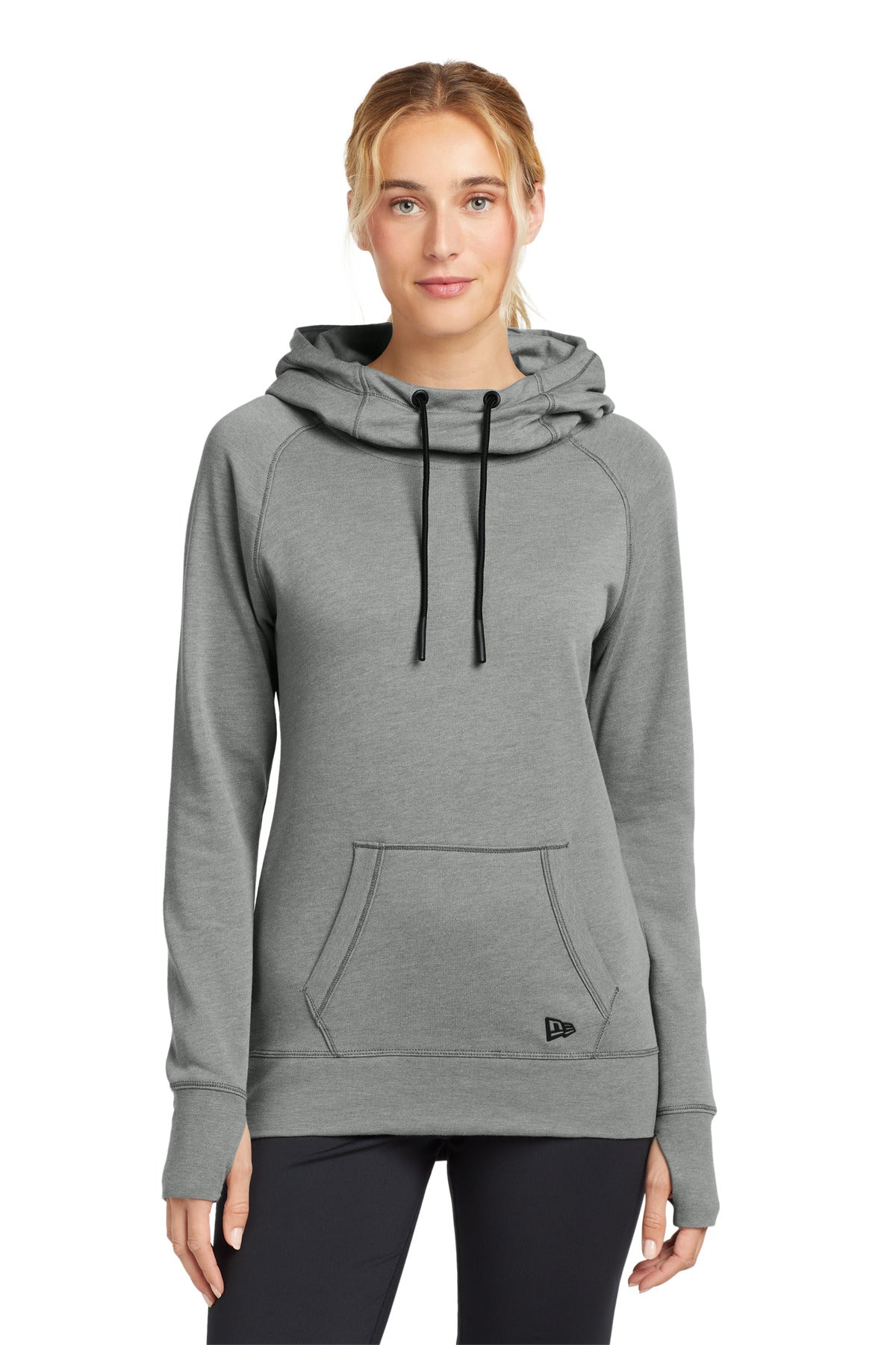 New Era  Women's Tri-Blend Fleece Pullover Hoodie. LNEA510