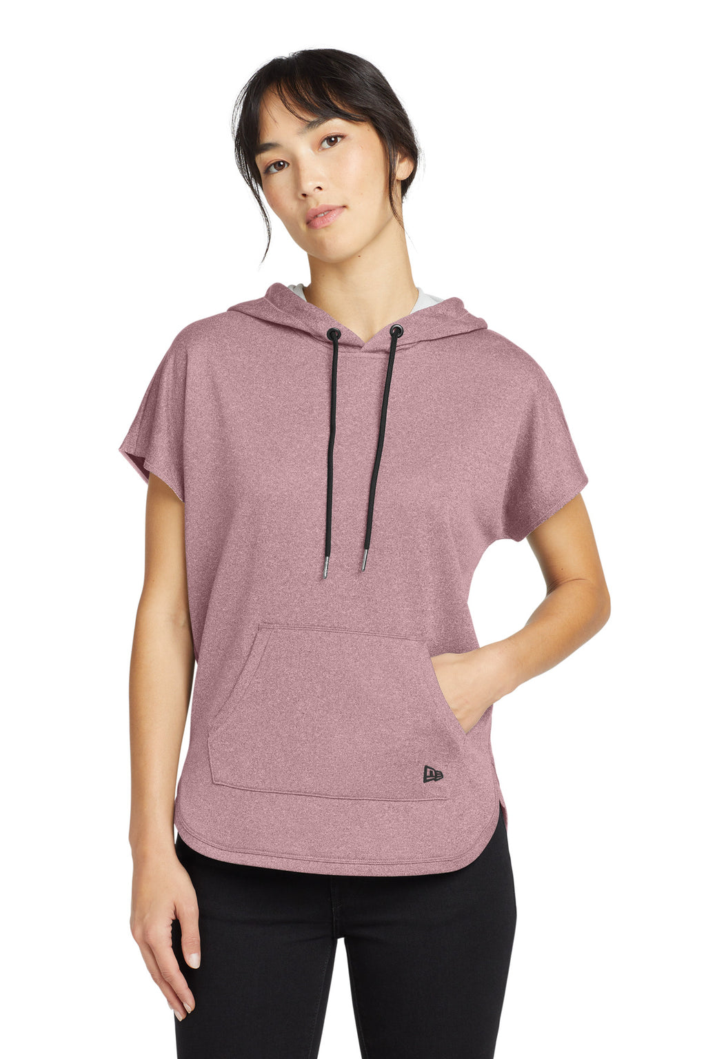 New Era  Women's Performance Terry Short Sleeve Hoodie LNEA533