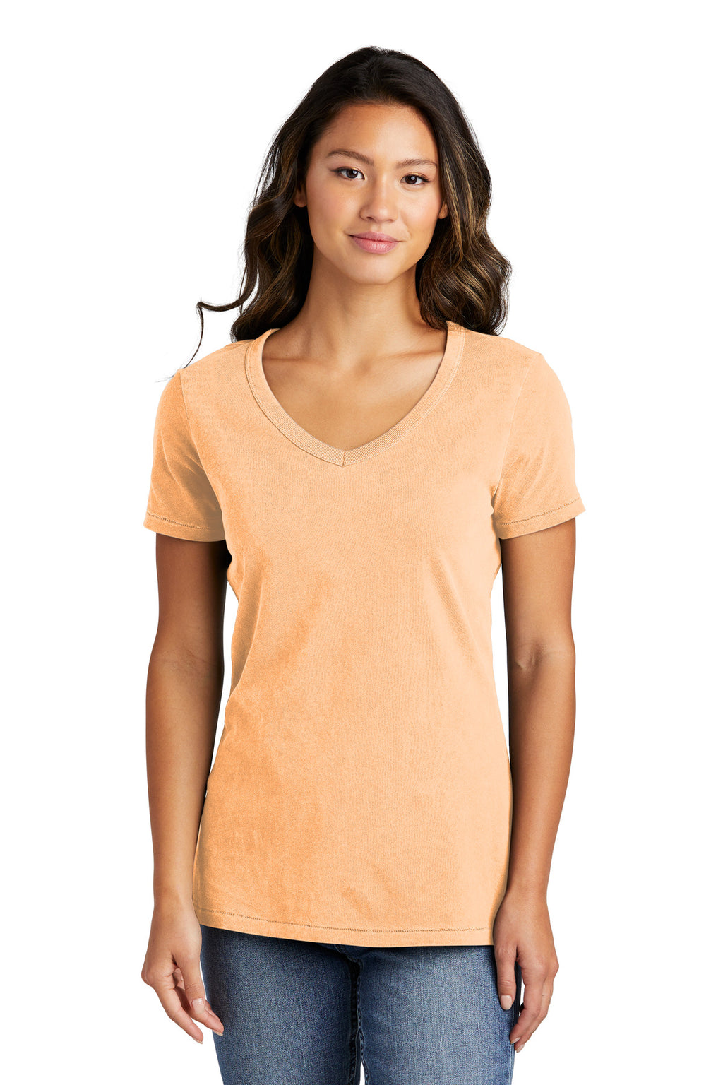 Port & Company Women's Beach Wash Garment-Dyed V-Neck Tee LPC099V