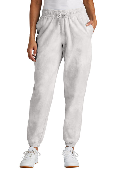 Port & Company Women's Beach Wash Cloud Tie-Dye Sweatpant LPC140P