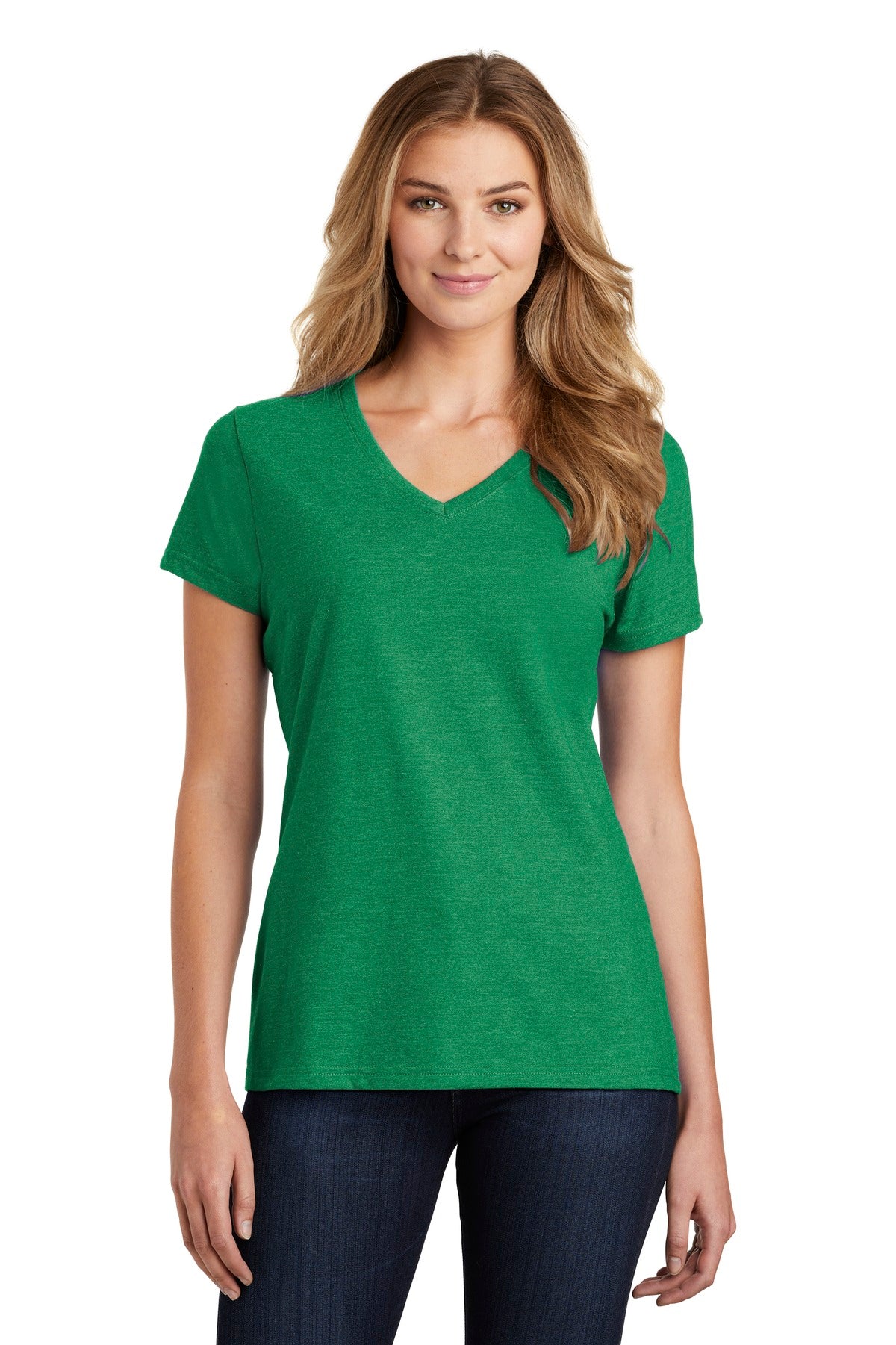 Port & Company  Women's Fan Favorite  Blend V-Neck Tee. LPC455V