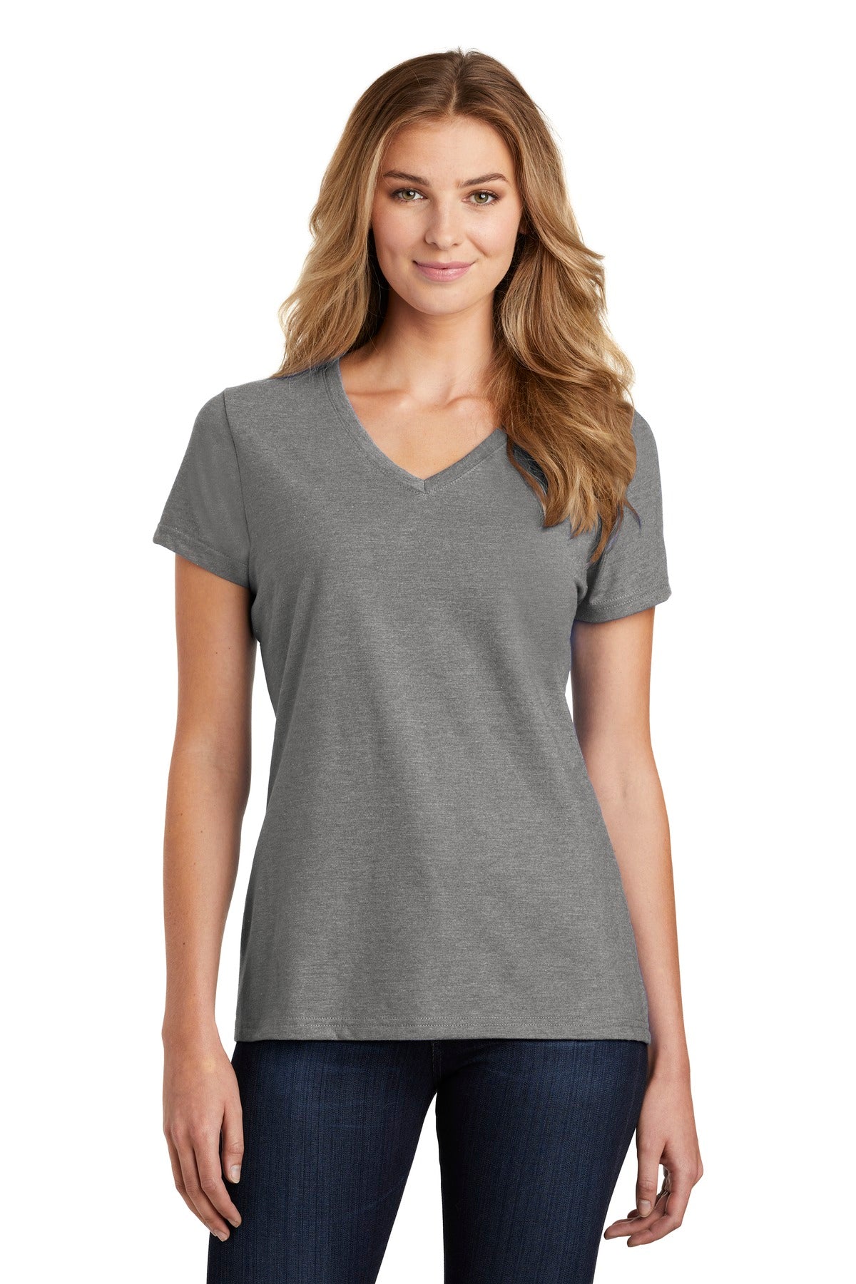 Port & Company  Women's Fan Favorite  Blend V-Neck Tee. LPC455V