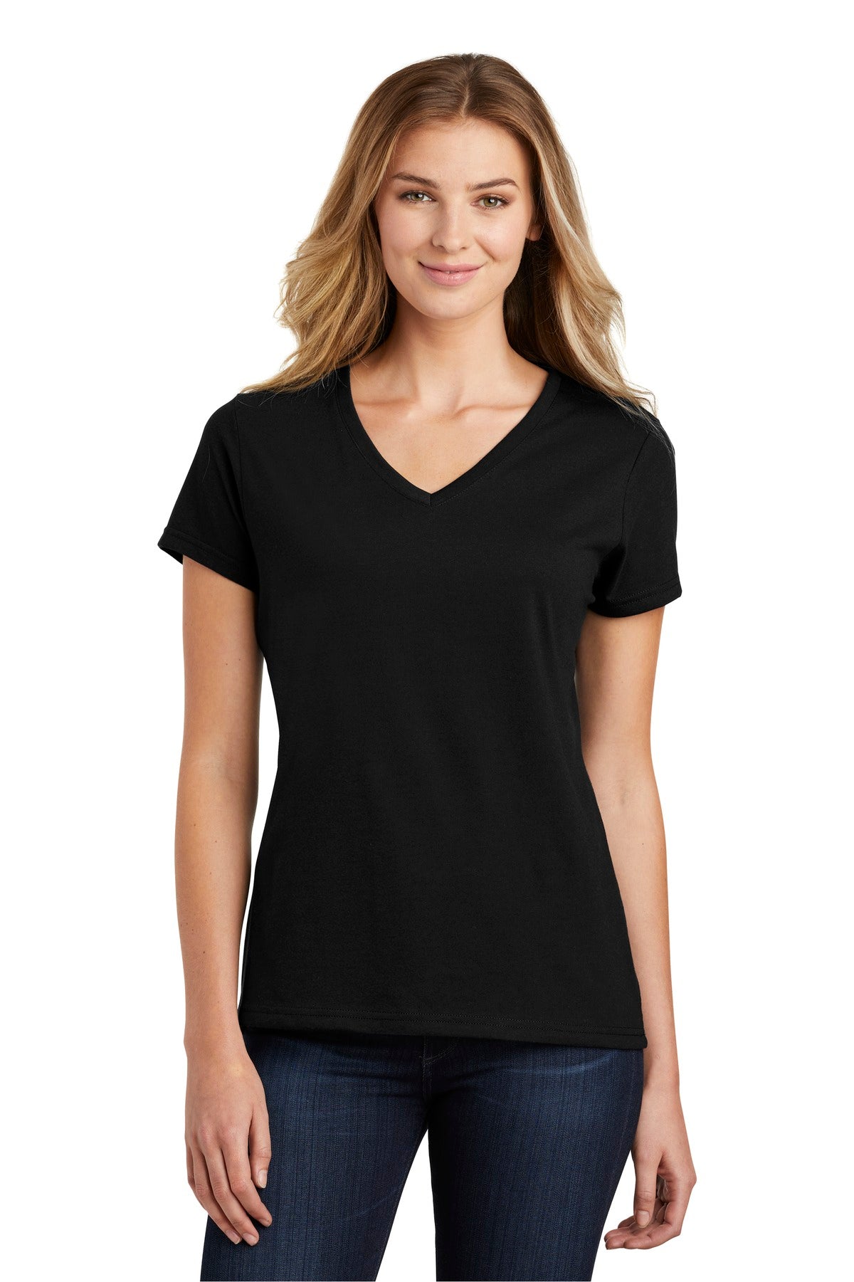 Port & Company  Women's Fan Favorite  Blend V-Neck Tee. LPC455V