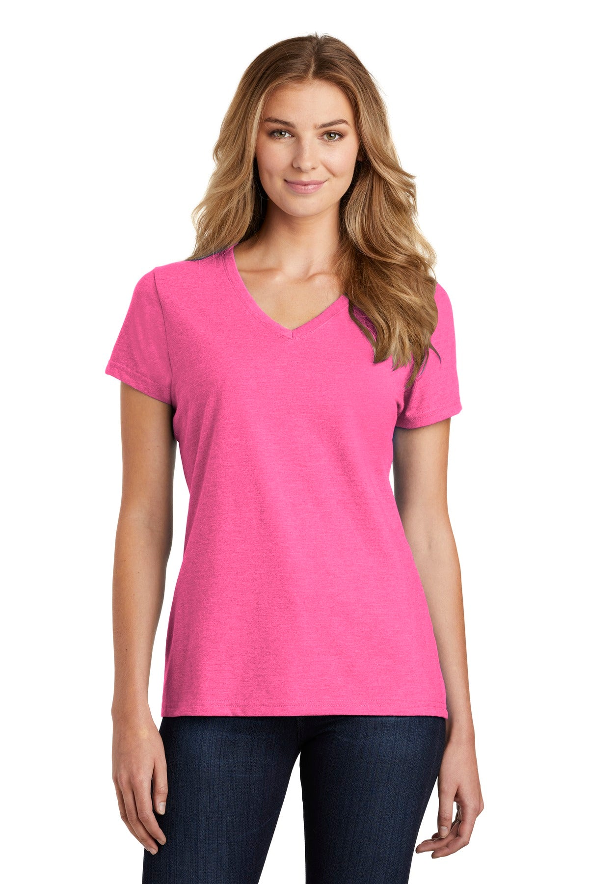 Port & Company  Women's Fan Favorite  Blend V-Neck Tee. LPC455V