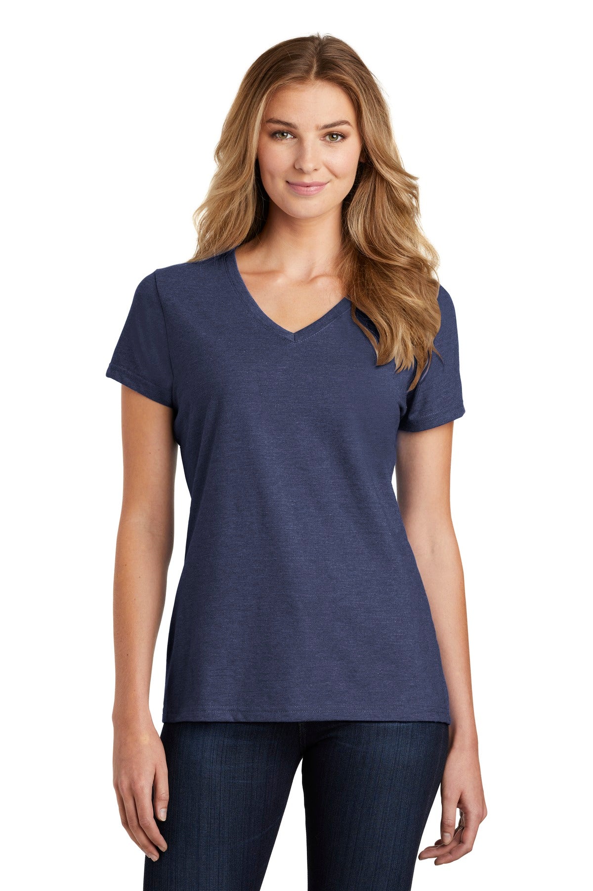 Port & Company  Women's Fan Favorite  Blend V-Neck Tee. LPC455V