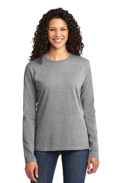 Port & Company Women's Long Sleeve Core Cotton Tee. LPC54LS