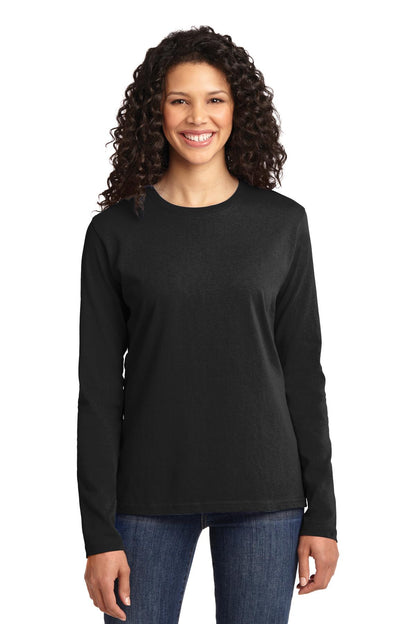 Port & Company Women's Long Sleeve Core Cotton Tee. LPC54LS