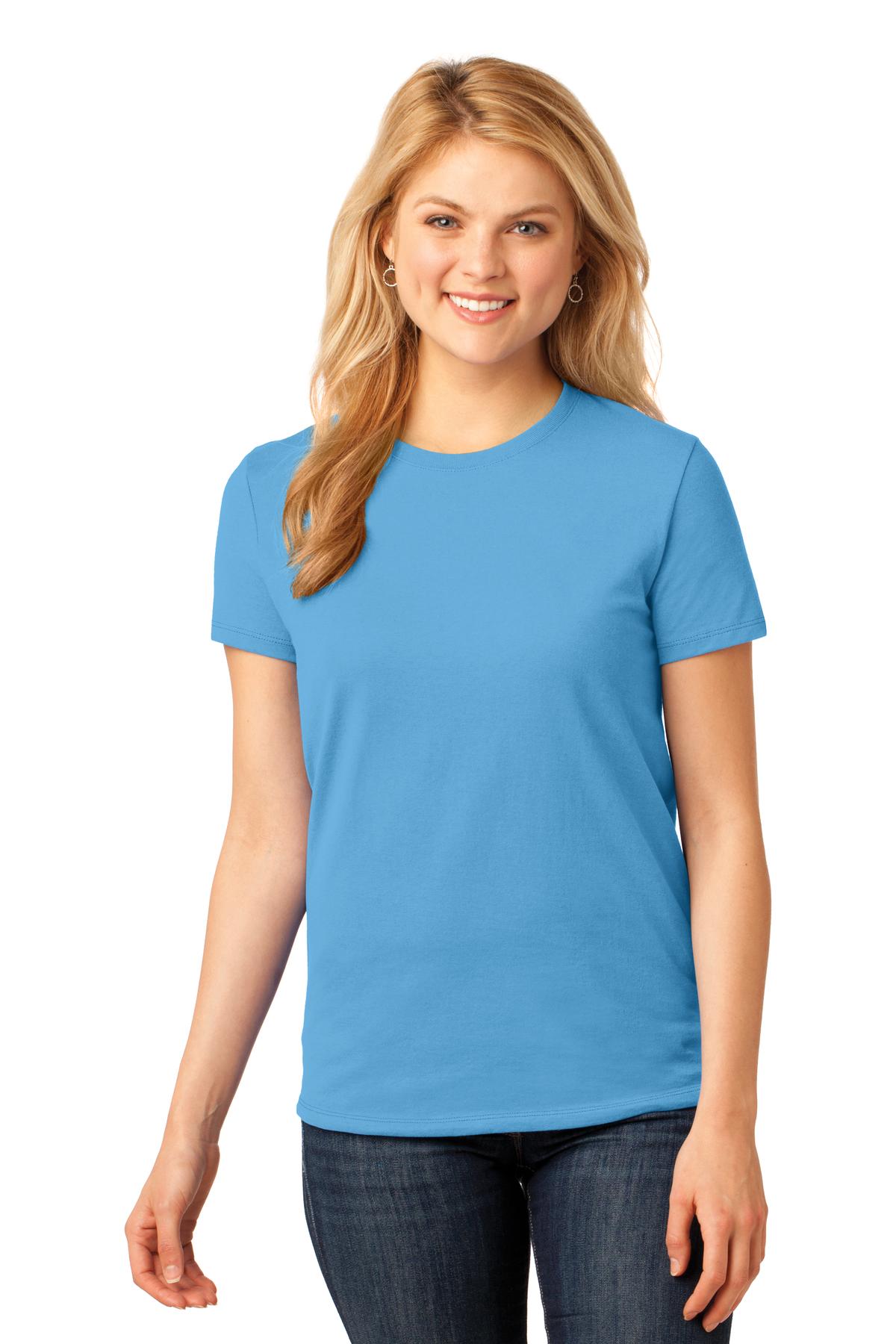 Port & Company Women's Core Cotton Tee. LPC54