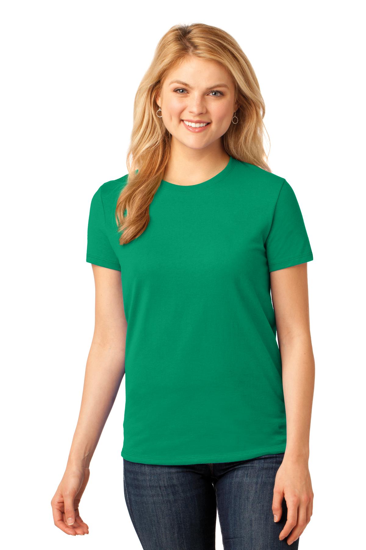 Port & Company Women's Core Cotton Tee. LPC54