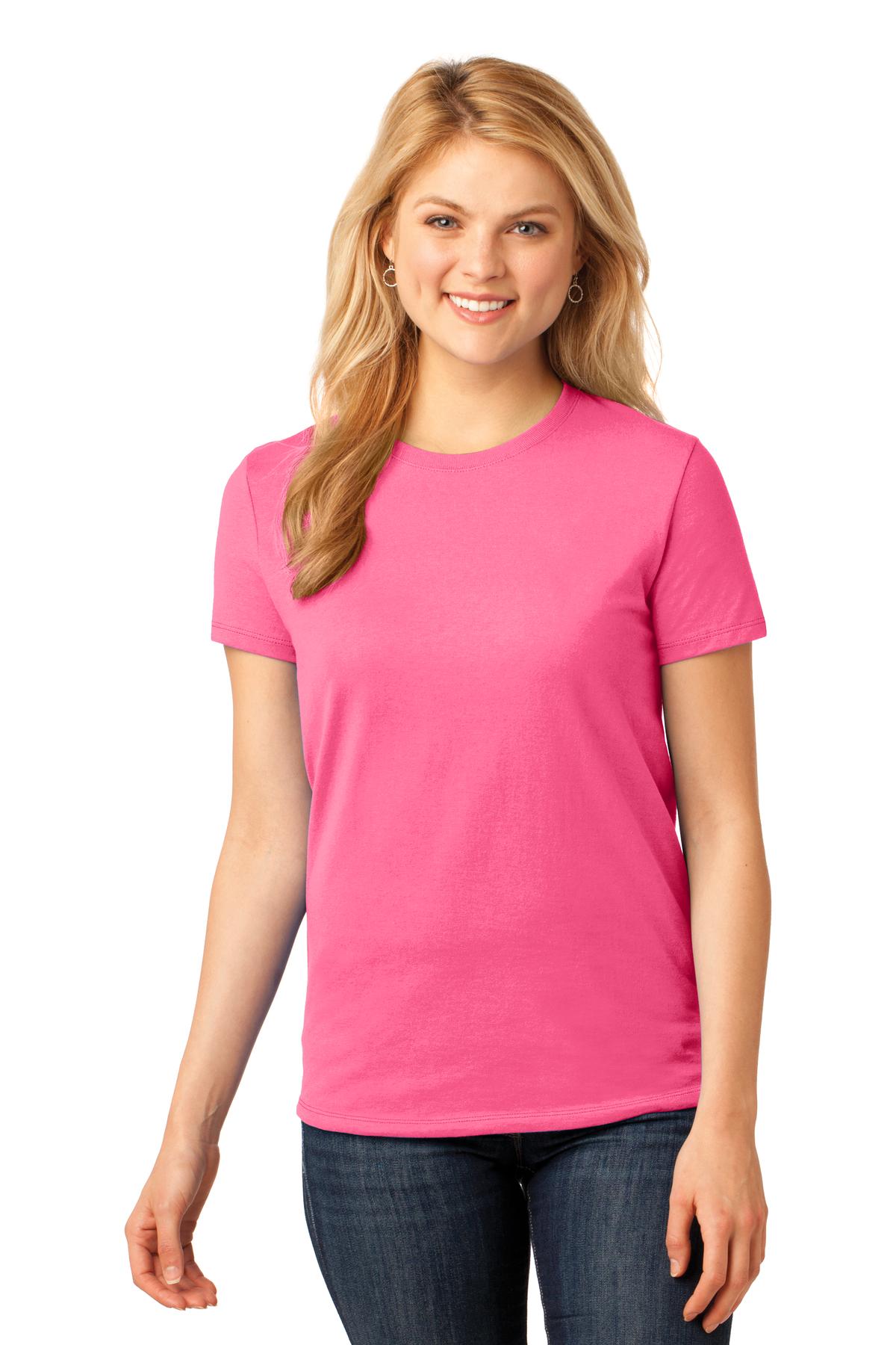 Port & Company Women's Core Cotton Tee. LPC54