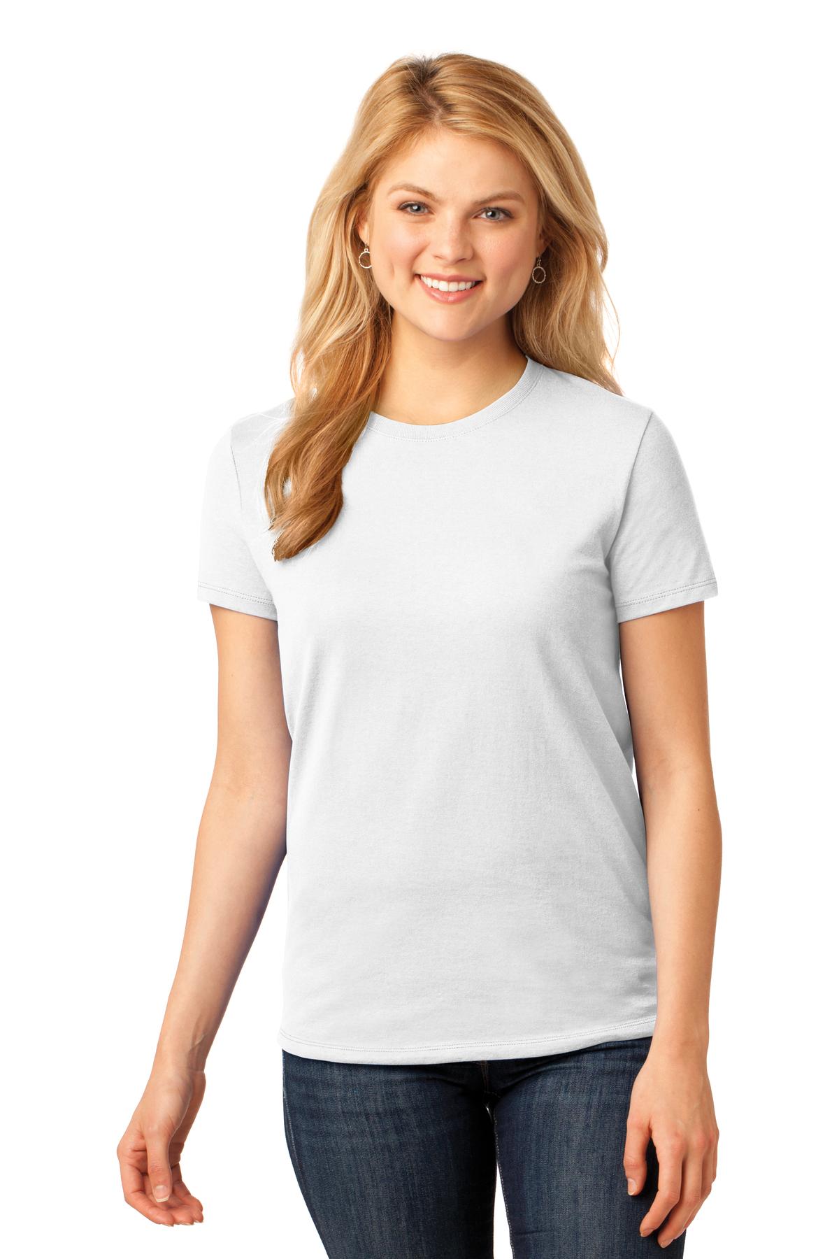 Port & Company Women's Core Cotton Tee. LPC54