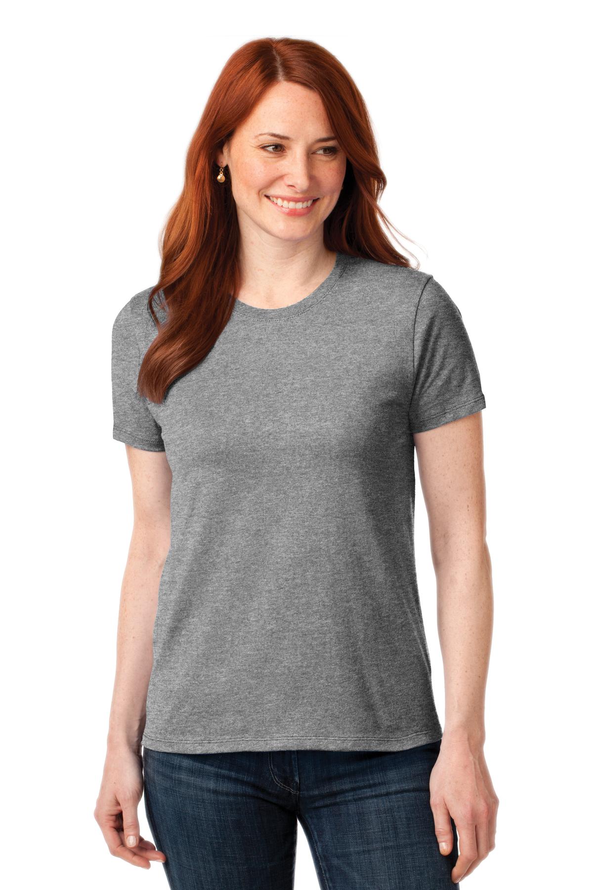 Port & Company Women's Core Blend Tee. LPC55