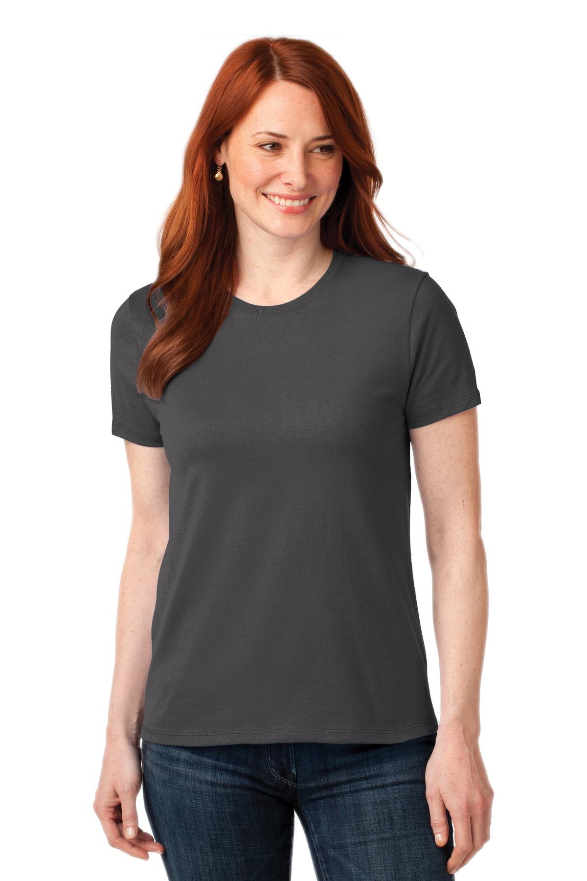 Port & Company Women's Core Blend Tee. LPC55