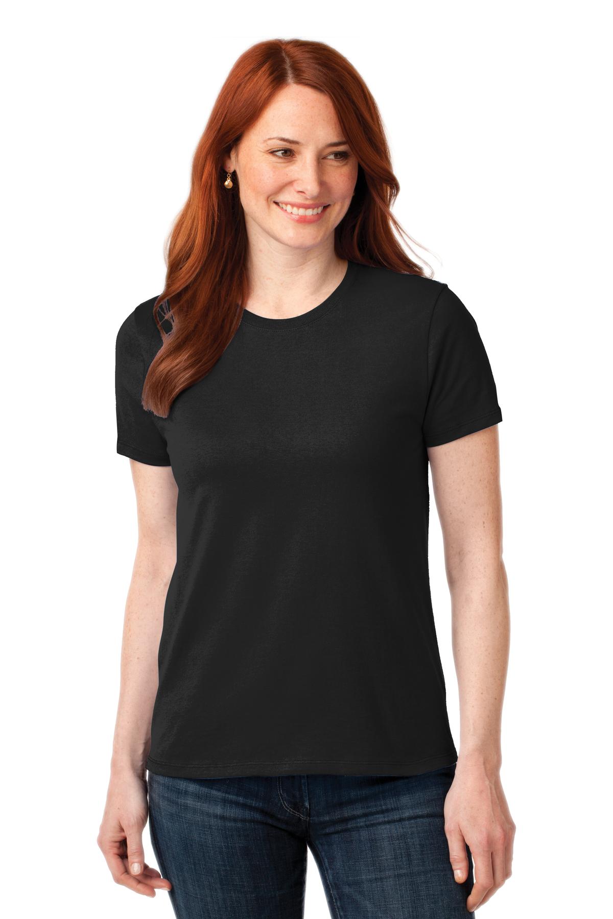 Port & Company Women's Core Blend Tee. LPC55