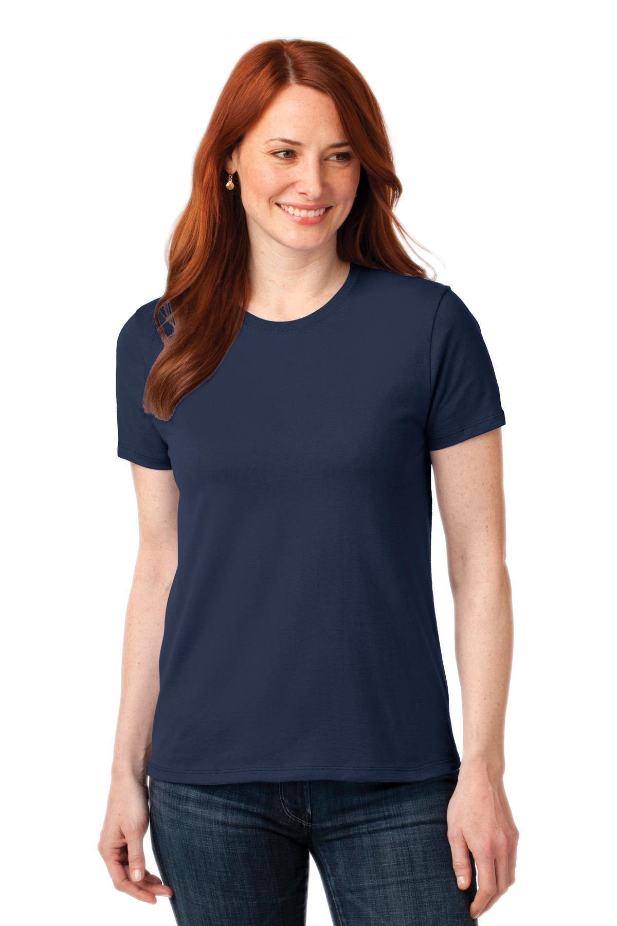 Port & Company Women's Core Blend Tee. LPC55