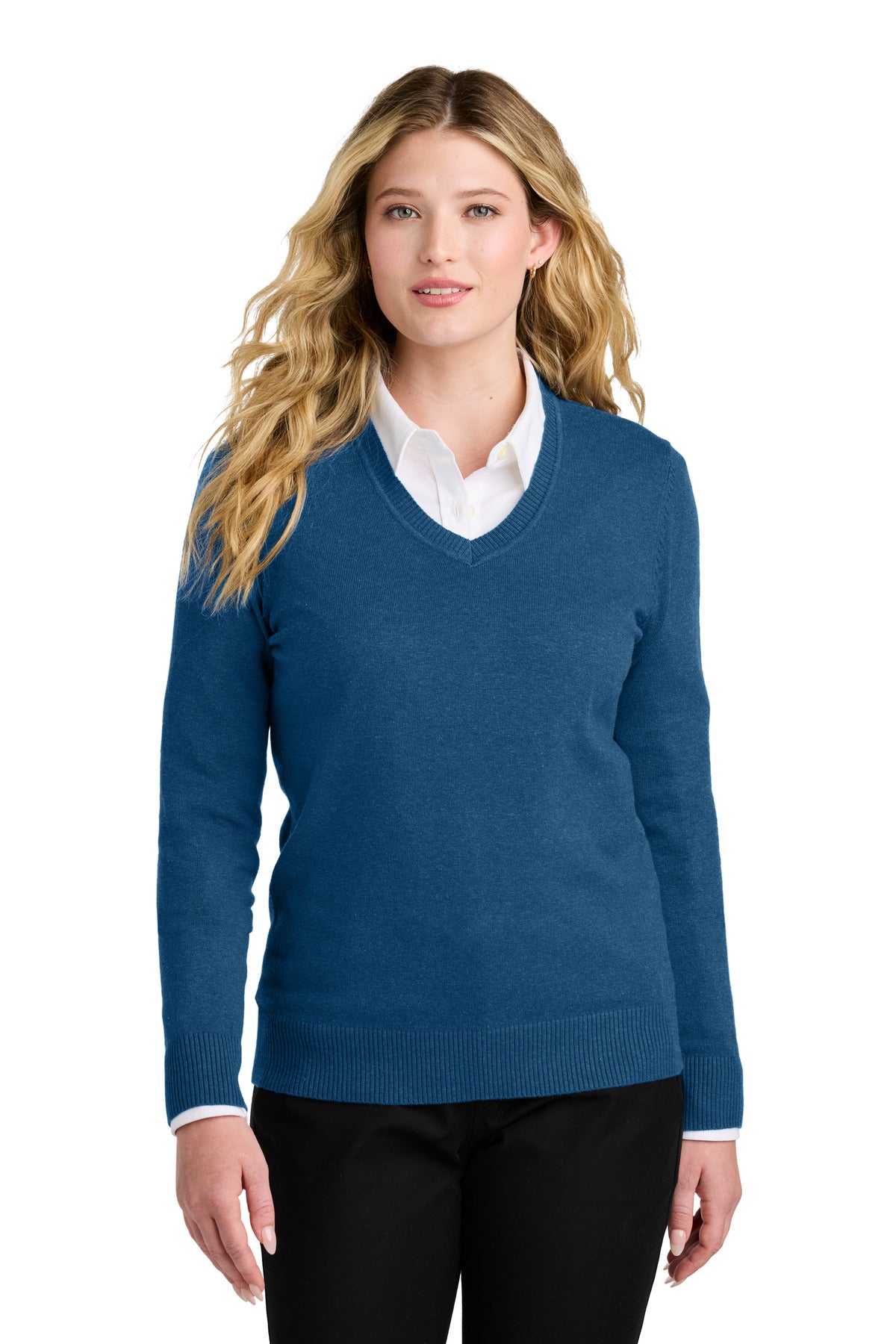 Port Authority Women's Easy Care V-Neck Sweater LSW2850