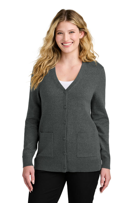 Port Authority Women's Easy Care Button-Up Cardigan Sweater LSW4150