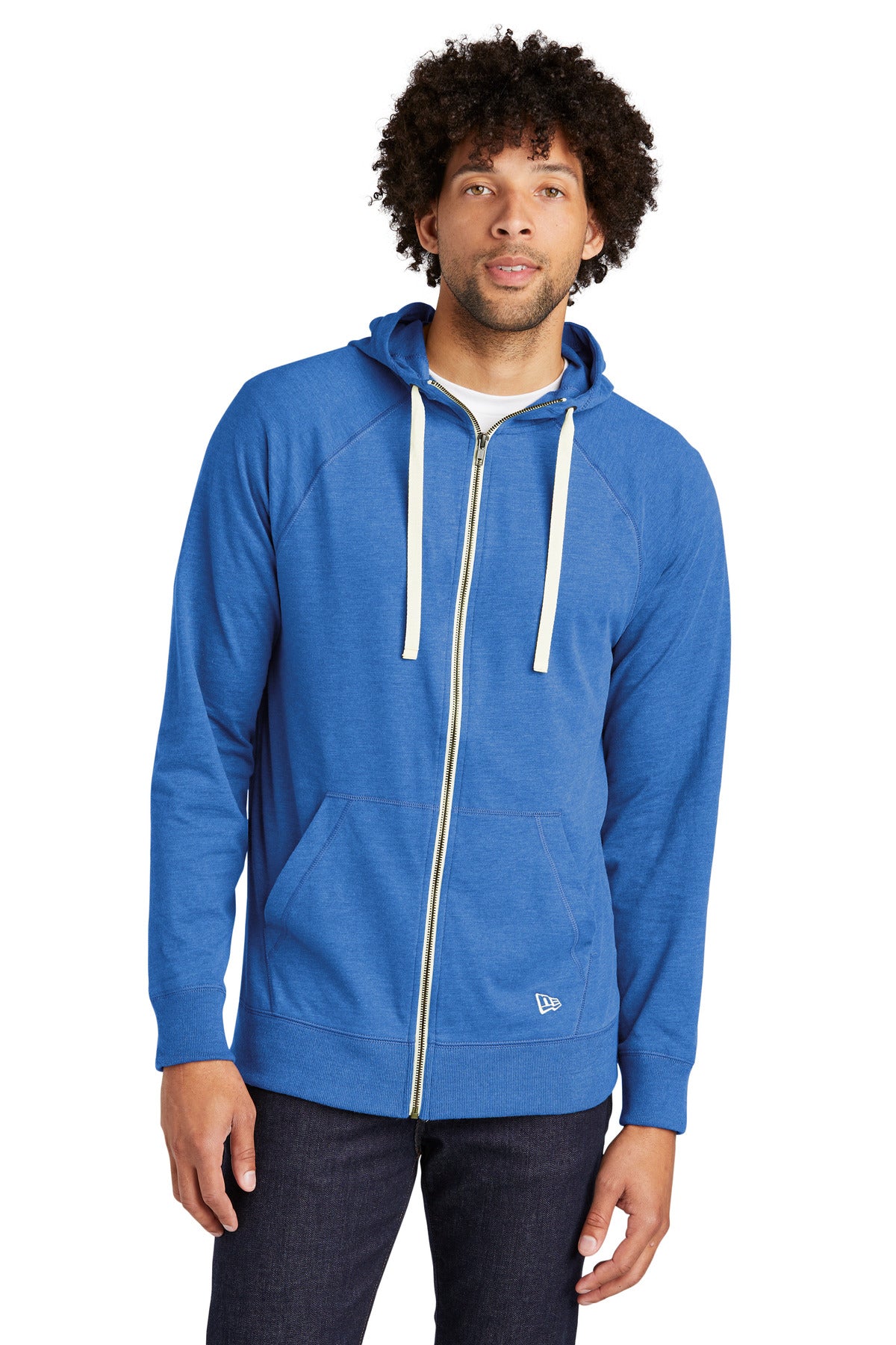 New Era  Sueded Cotton Blend Full-Zip Hoodie. NEA122