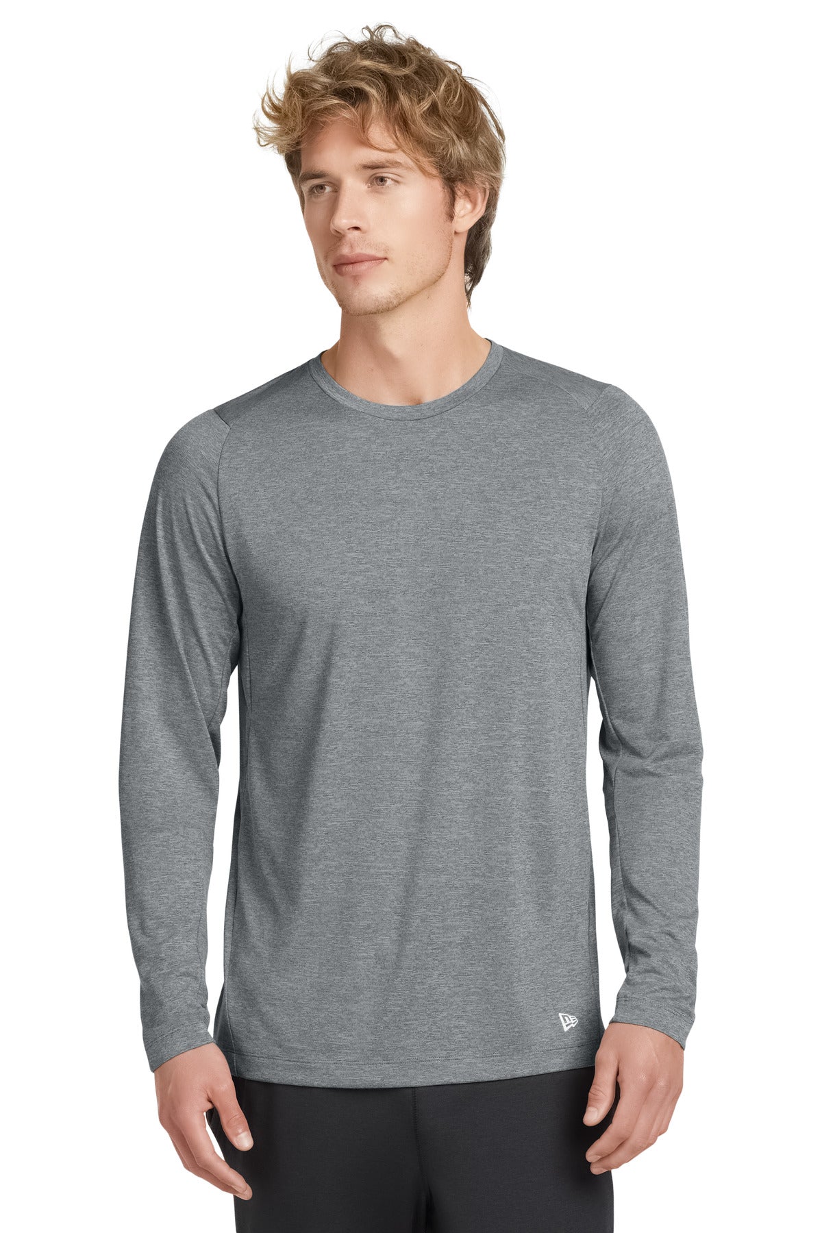 New Era  Series Performance Long Sleeve Crew Tee. NEA201