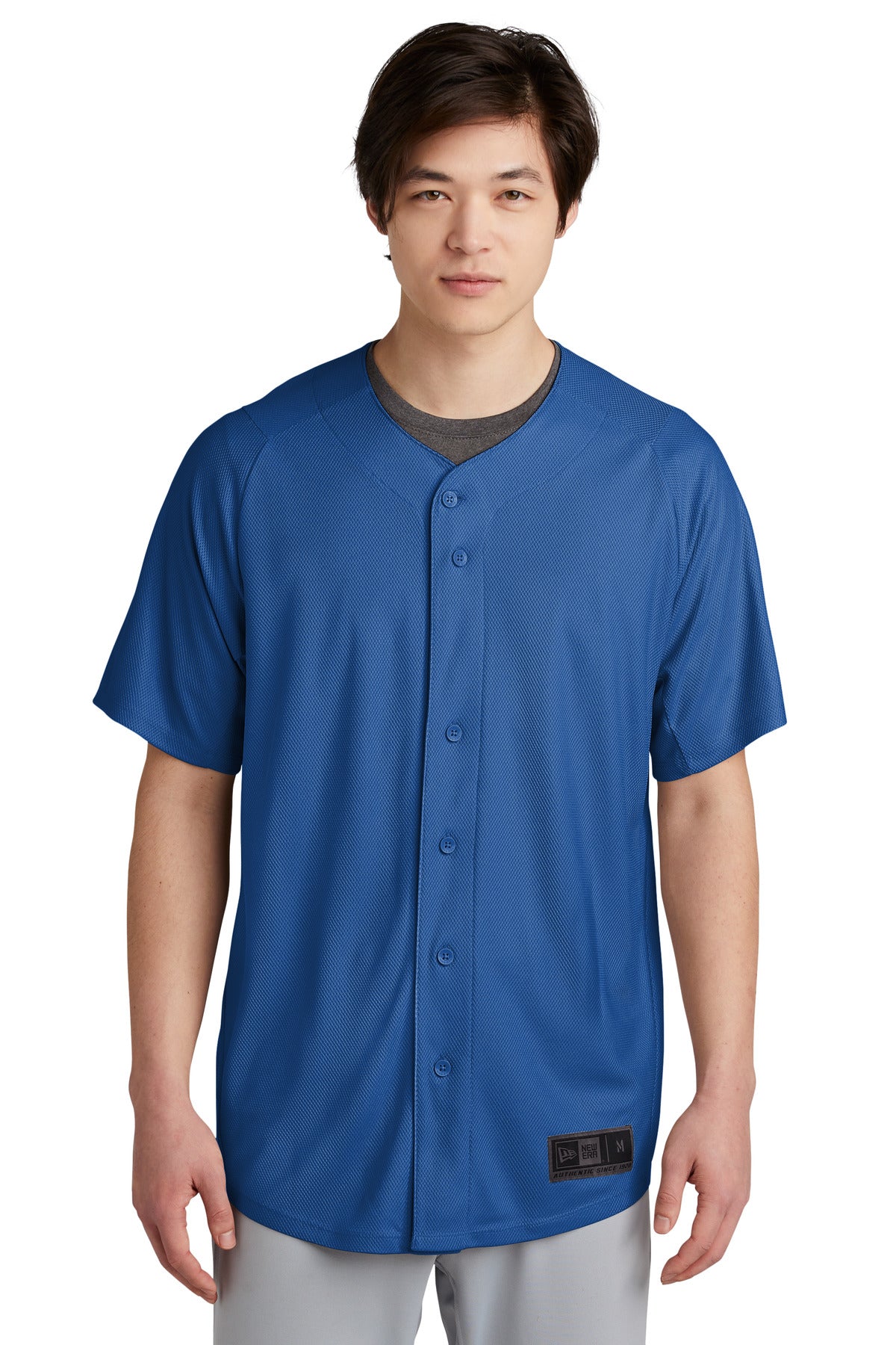 New Era  Diamond Era Full-Button Jersey. NEA220