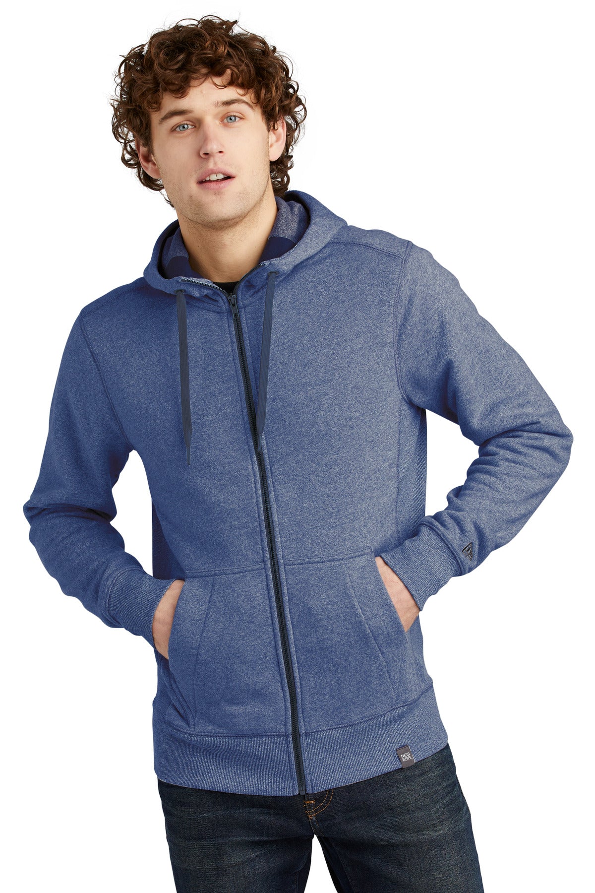 New Era  French Terry Full-Zip Hoodie. NEA502