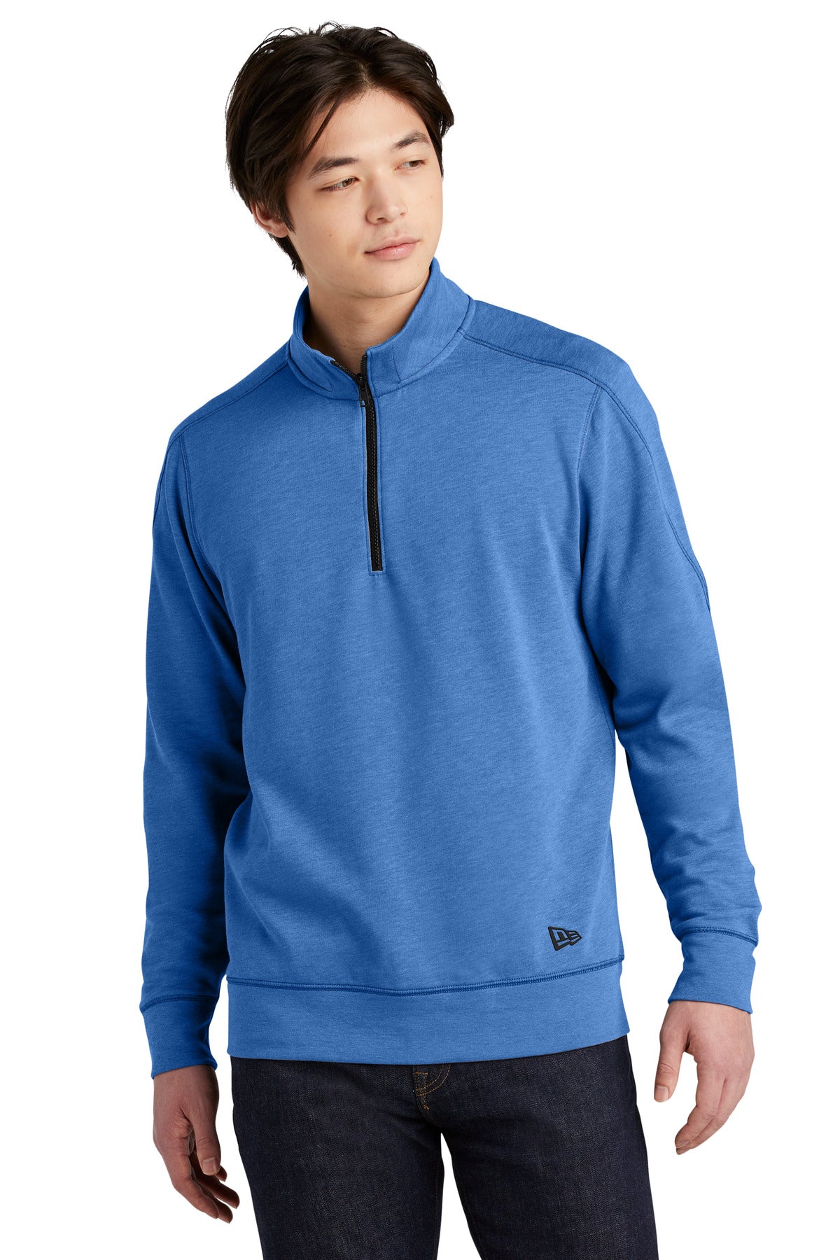 New Era  Tri-Blend Fleece 1/4-Zip Pullover. NEA512