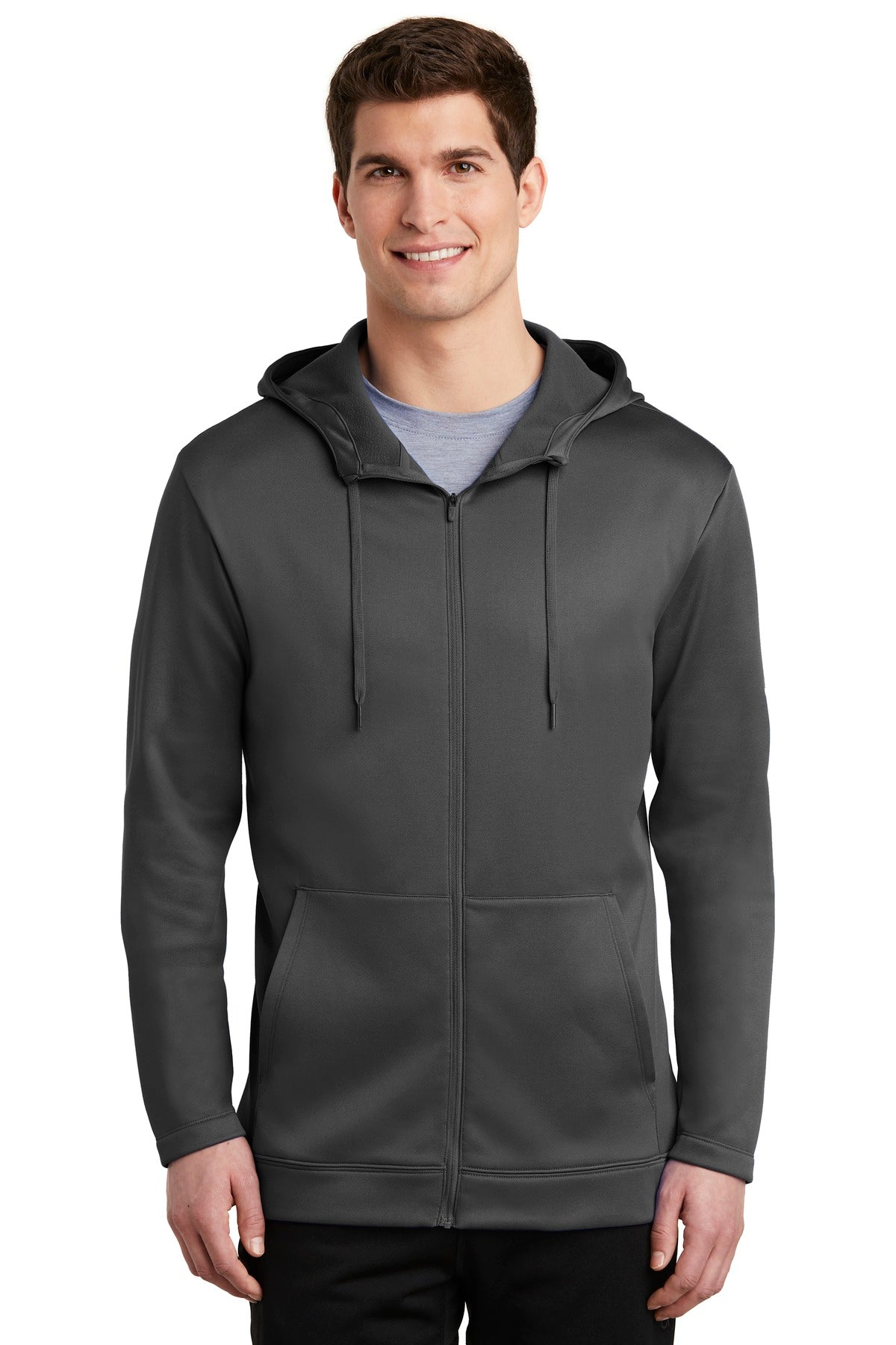 Nike Therma-FIT Full-Zip Fleece Hoodie. NKAH6259