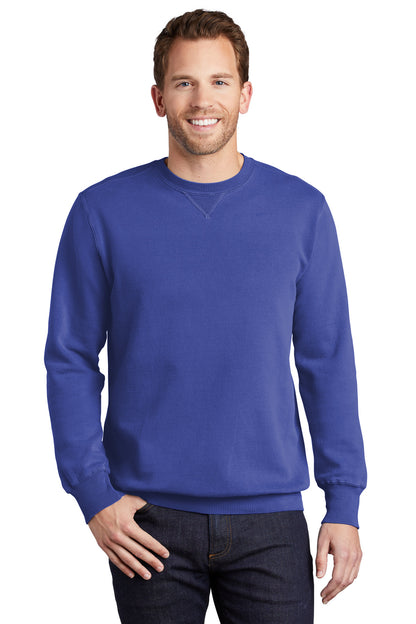 Port & Company Beach Wash Garment-Dyed Crewneck Sweatshirt PC098