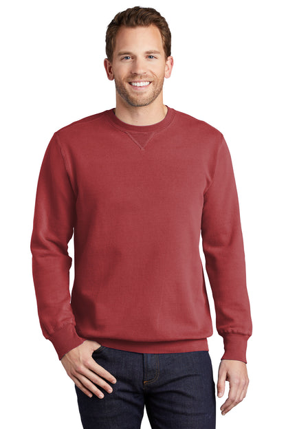 Port & Company Beach Wash Garment-Dyed Crewneck Sweatshirt PC098