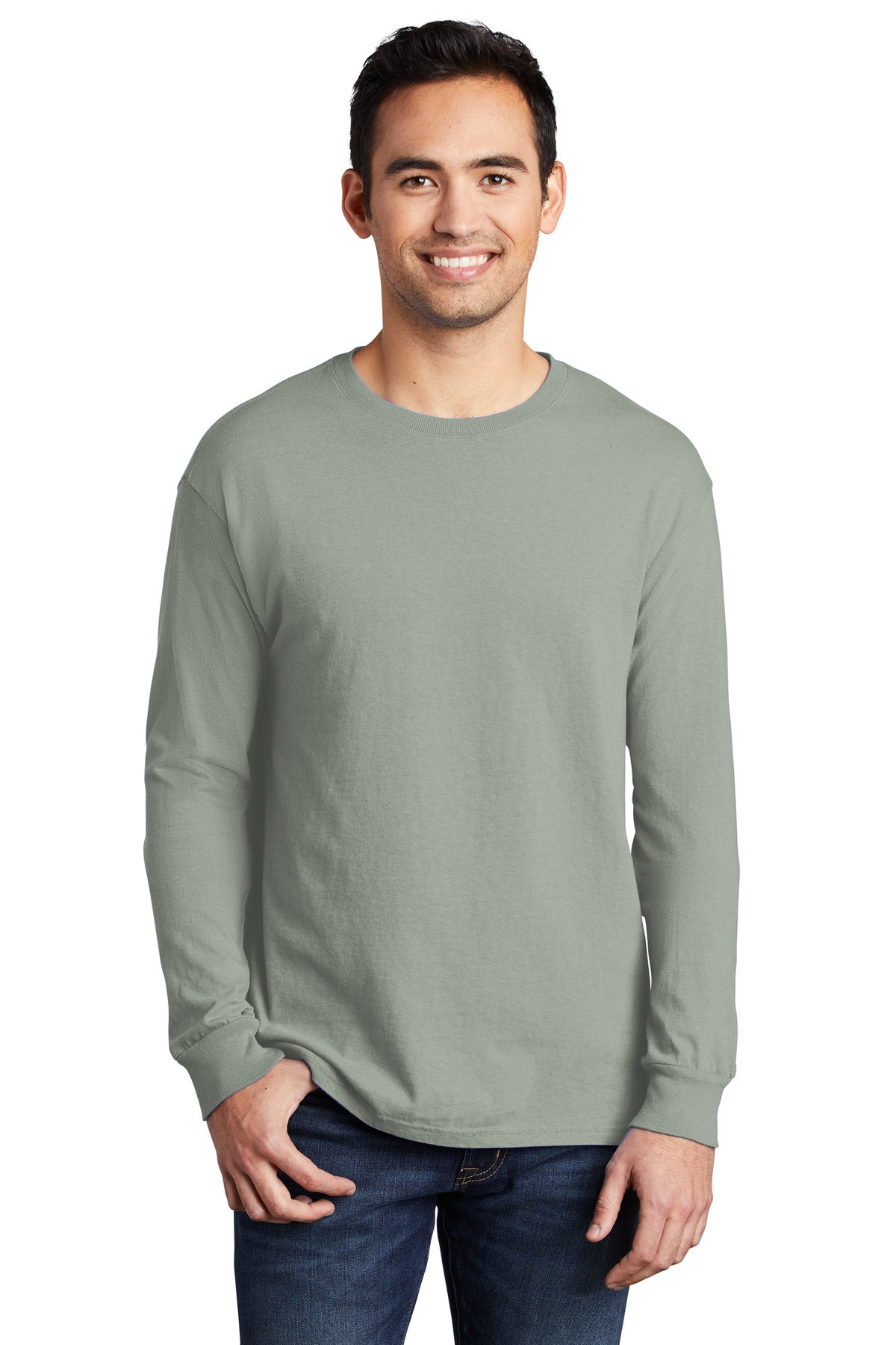 Port & Company Beach Wash Garment-Dyed Long Sleeve Tee PC099LS