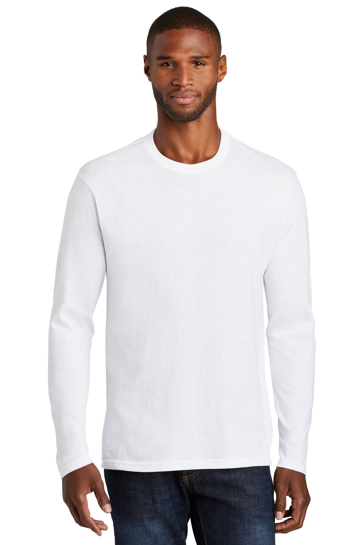 Port & Company  Long Sleeve Fan Favorite  Blend Tee. PC455LS