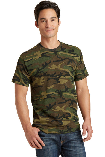 Port & Company Core Cotton Camo Tee.  PC54C