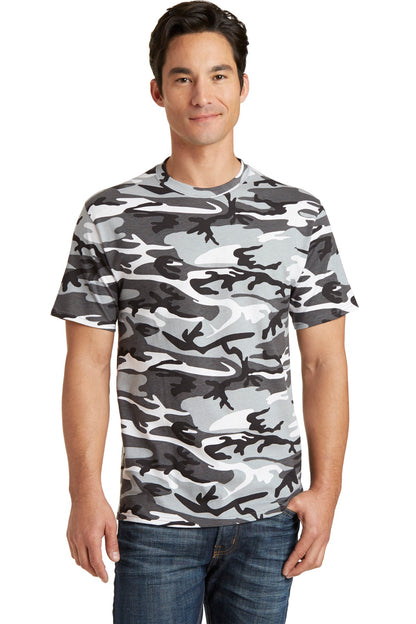 Port & Company Core Cotton Camo Tee.  PC54C