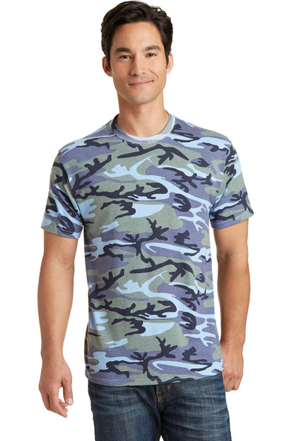 Port & Company Core Cotton Camo Tee.  PC54C