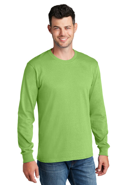 Port & Company - Long Sleeve Core Cotton Tee. PC54LS
