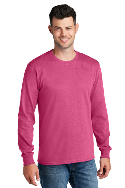 Port & Company - Long Sleeve Core Cotton Tee. PC54LS