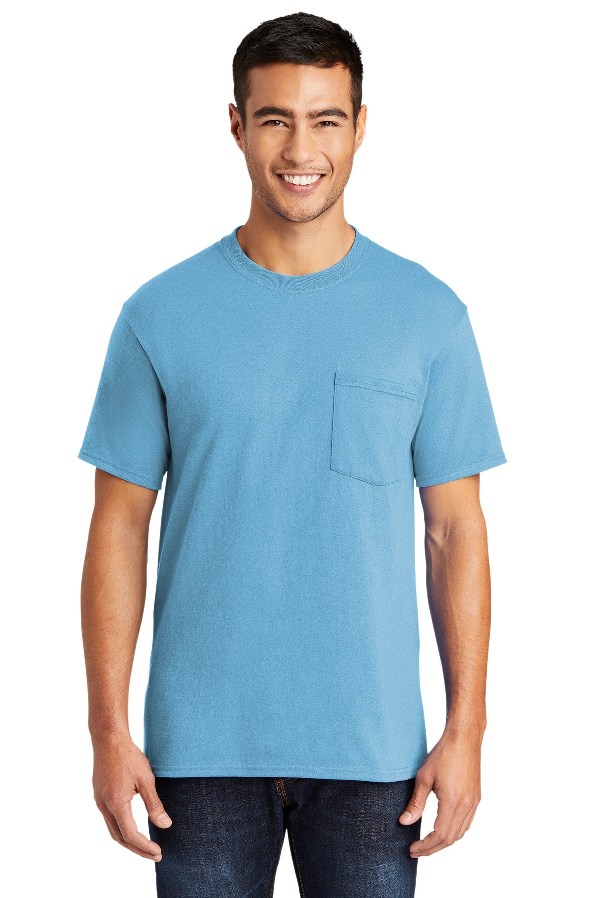 Port & Company - Core Blend Pocket Tee. PC55P