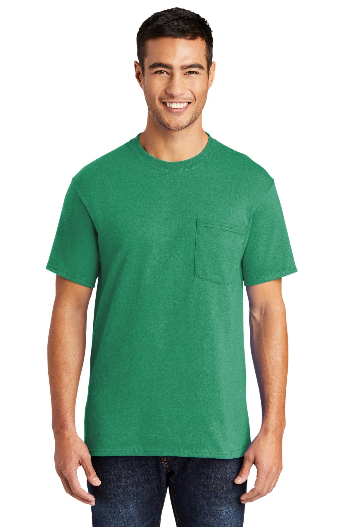 Port & Company - Core Blend Pocket Tee. PC55P