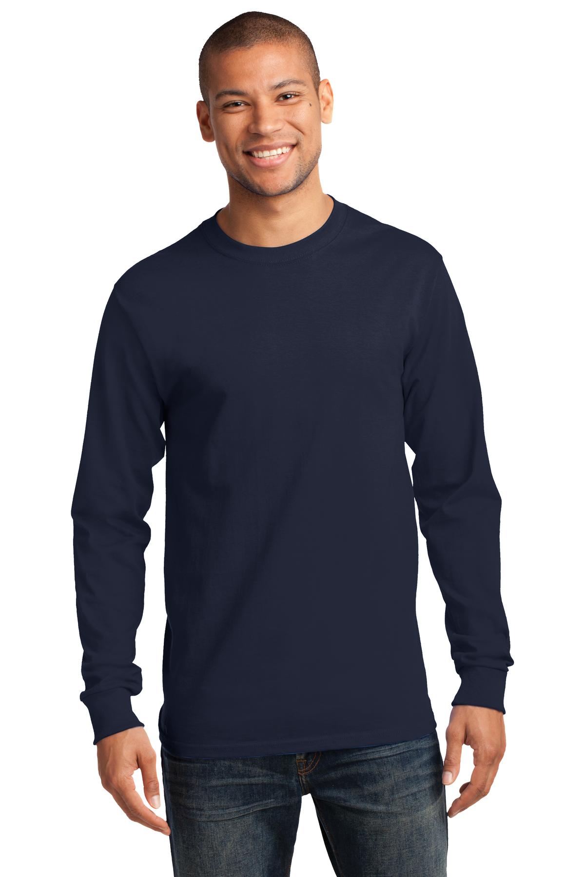 Port & Company - Tall Long Sleeve Essential Tee. PC61LST