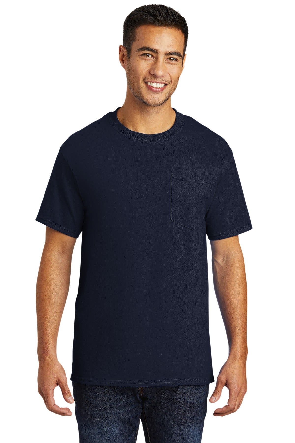 Port & Company - Tall Essential Pocket Tee. PC61PT