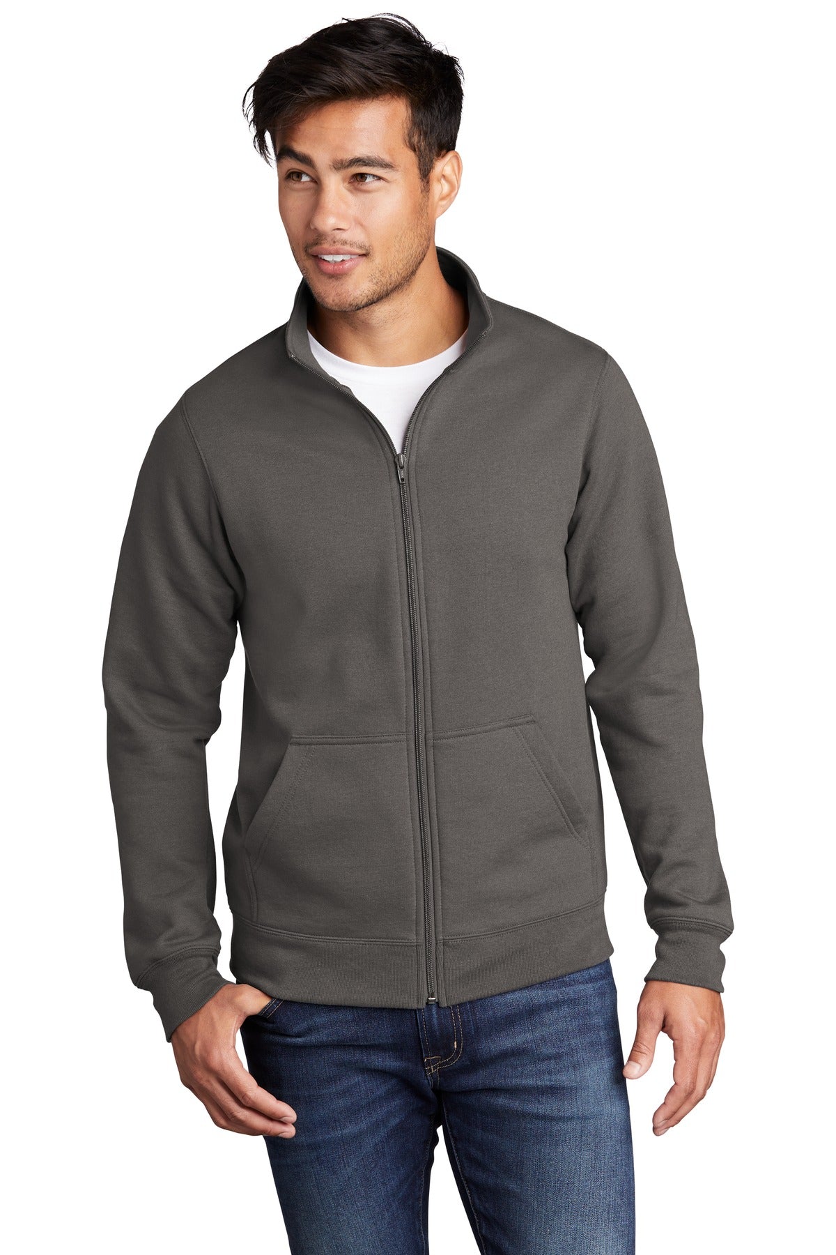 Port & Company  Core Fleece Cadet Full-Zip Sweatshirt PC78FZ