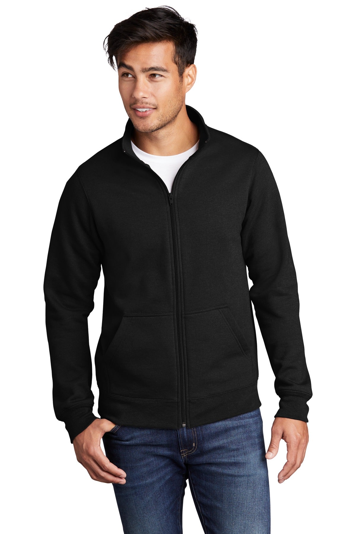 Port & Company  Core Fleece Cadet Full-Zip Sweatshirt PC78FZ